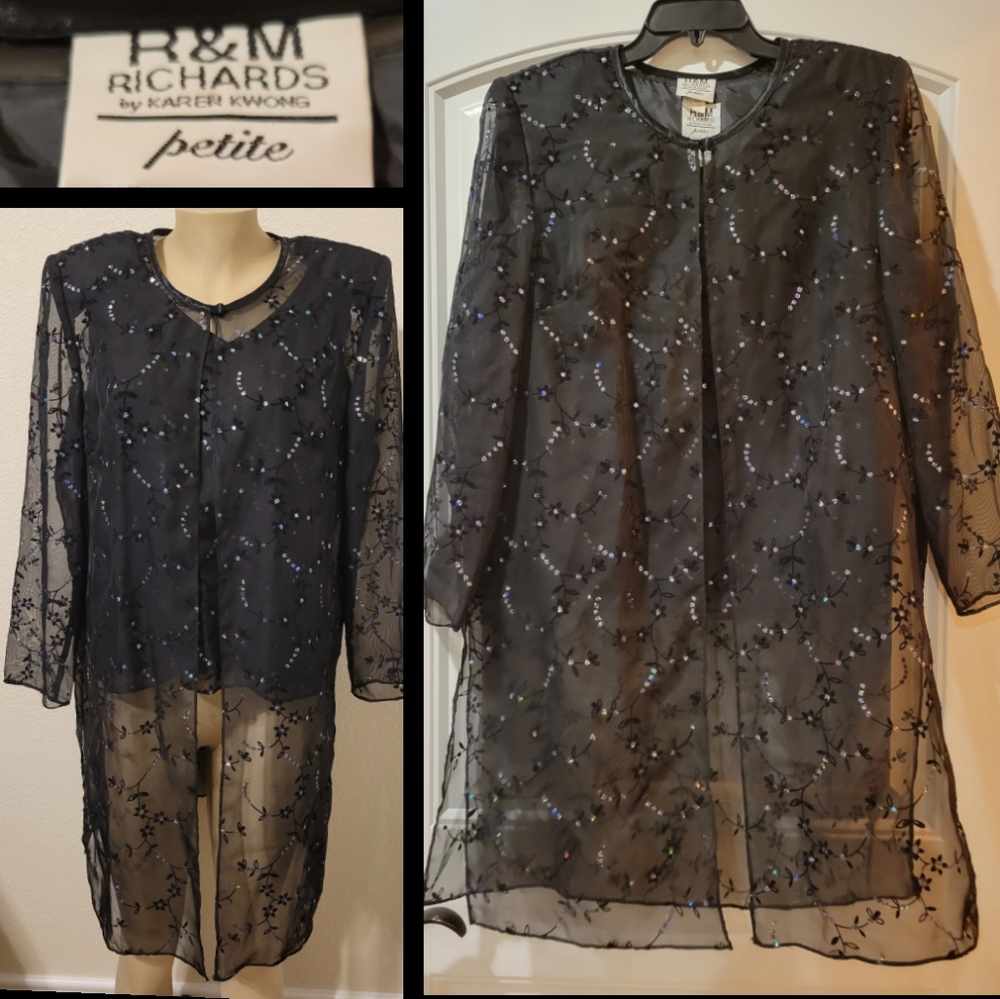 Karen Kwong bling sheer tank & duster set 16P